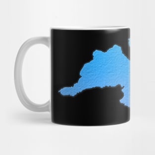 Mediterranean Sea Outline Mug